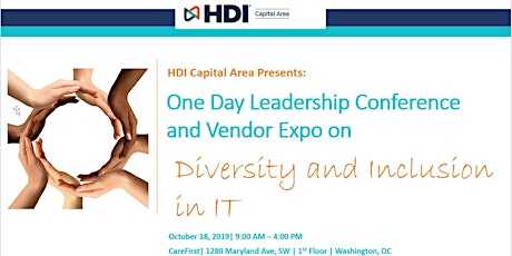 HDI Capital Area One Day Leadership Conference & Vendor Expo 2019 primary image