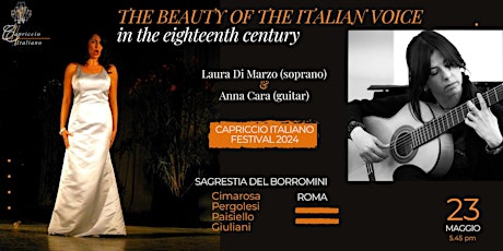 Capriccio Italiano Festival 2024: “THE BEAUTY OF THE ITALIAN VOICE” primary image