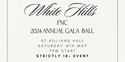 Hauptbild für WHFNC Annual Gala Ball 2024