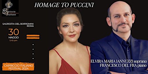 Imagem principal do evento Capriccio Italiano Festival 2024: “Homage to PUCCINI”