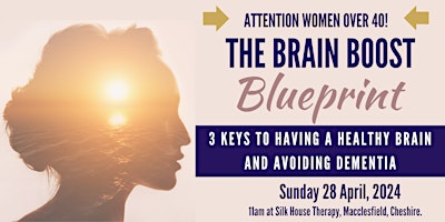 Primaire afbeelding van Brain Boost Blueprint - 3 Keys to a healthy brain & avoiding dementia