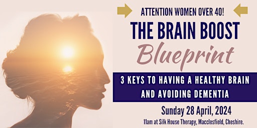 Imagem principal do evento Brain Boost Blueprint - 3 Keys to a healthy brain & avoiding dementia