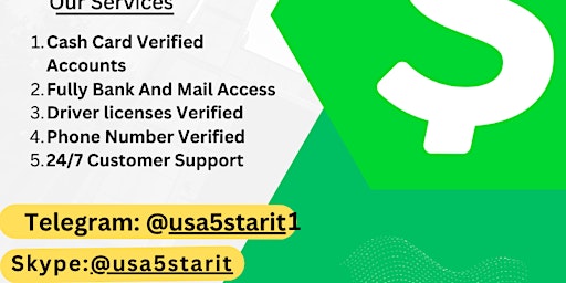 Imagen principal de Best 8 Sites of  Buying verified Cashapp accounts-100% Verified