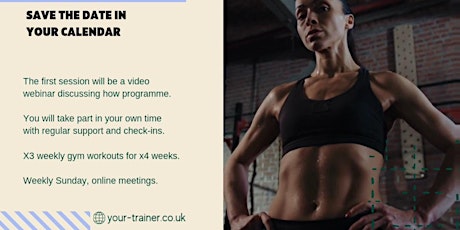 FREE Glute Focused Strength Training programme