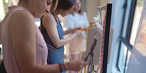 Macrame plant hanger, sip and graze workshop primary image