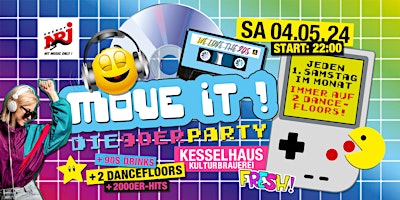 Hauptbild für Move iT! – die 90er Party @ Kesselhaus