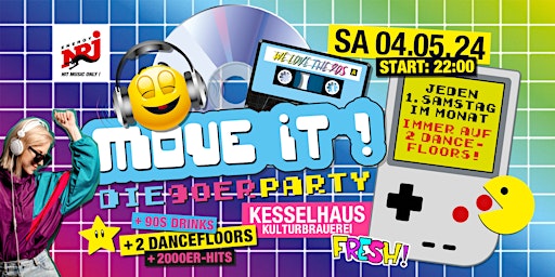 Move iT! – die 90er Party @ Kesselhaus primary image