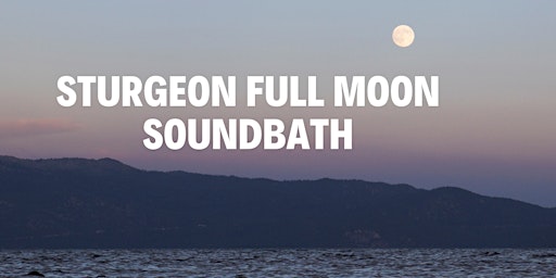 Immagine principale di Sturgeon Full Moon Soundbath 