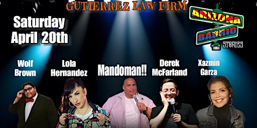 Imagen principal de ALAC Barrio Locos Comedy Show, Presented by Gutiérrez Law Firm.