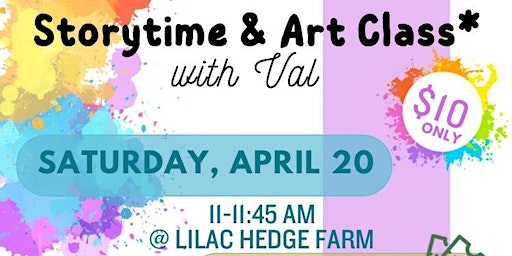 Primaire afbeelding van Storytime & Art Class with Val at Lilac Hedge Farm