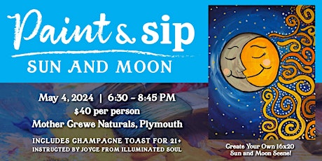 Sun and Moon Paint and Sip