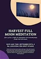 Imagem principal do evento Super Harvest Full Moon Soundbath