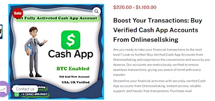 Immagine principale di 5 Best Site To Buy Verified CashApp Accounts 
