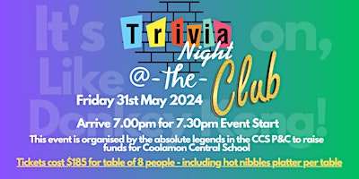 Trivia Night @ The Club primary image