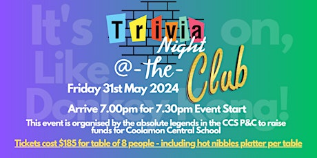 Trivia Night @ The Club