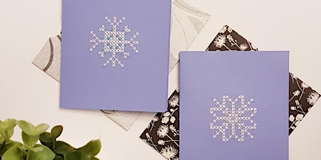 Handmade Holiday Greeting Cards - Intro to Cross Stitch Workshop @ DVLB