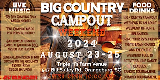 Imagem principal do evento Big Country RV Weekend