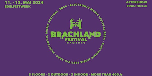 BRACHLAND FESTIVAL | 5 FLOORS | 40 DJs | OLIVER SCHORIES  uvm. primary image