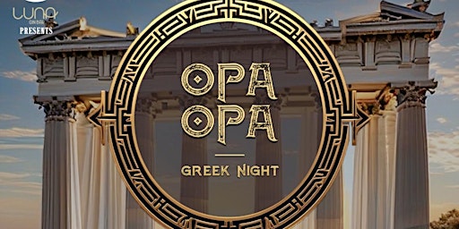 'OPA OPA' LIVE BOUZOUKI NIGHT - THE GREEK EASTER SPECIAL !!  primärbild