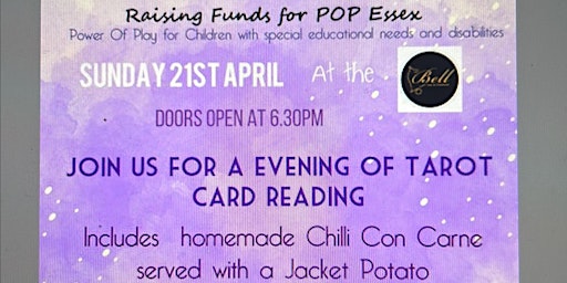 Imagem principal do evento POPESSEX Charity Psychic Event - The Bell PH, Braintree, Essex / Tarot