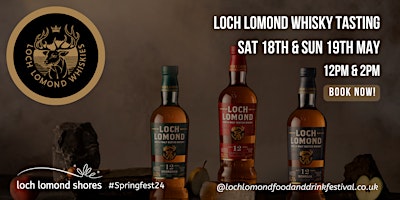 Imagen principal de Whisky Tasting with Loch Lomond Whiskies - NEW DATES!