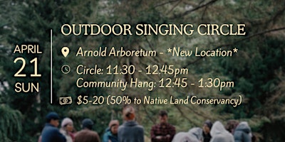 Hauptbild für Outdoor Singing Circle | Arnold Arboretum