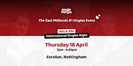 Singles Night at Escobar (40s & 50s) primary image