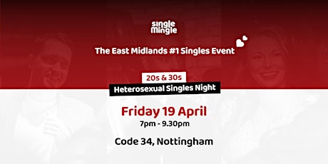 Singles Night at Code 34 (20s & 30s) primary image