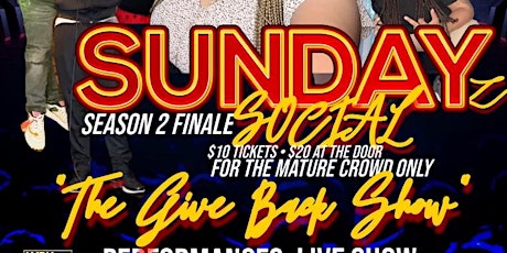 SEASON #2 FINALE: GIVE BACK SHOW