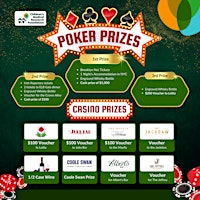 Primaire afbeelding van Charity Poker and Casino Night +8k in prizes