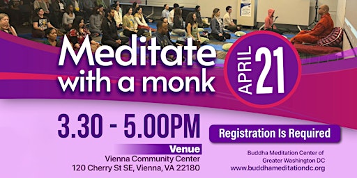 Imagem principal do evento Meditate With A Monk in Virginia