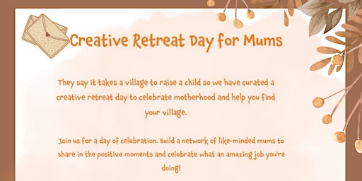 Orange Elephant Village Creative Retreat Day primary image