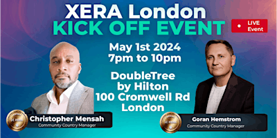 Imagem principal do evento XERA LONDON KICK OFF