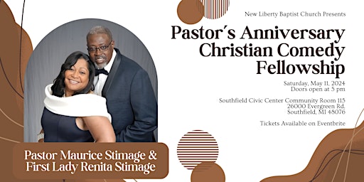 NLBC's Pastor's Anniversary Christian Comedy Fellowship primary image
