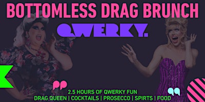 Imagem principal de Bottomless Drag Brunch (Bar Broadway, Brighton)  by Qwerky Events