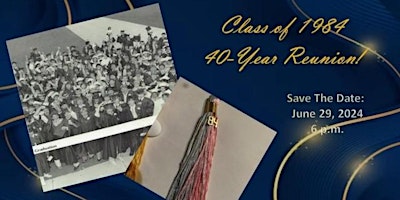 Imagem principal do evento Trenton High Class of 1984  40th Year Reunion!