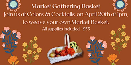 Market Gathering Basket Weaving