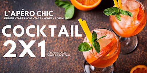 Primaire afbeelding van Cocktails 2x1 - Todos los Jueves en L'ap´ero Chic