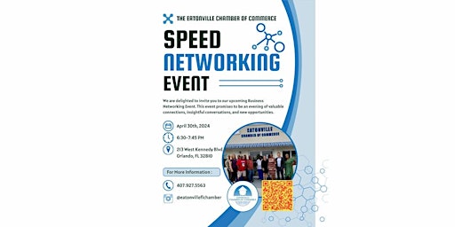 Imagem principal do evento Speed Networking Event