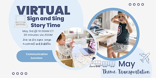 Primaire afbeelding van May Virtual Sign + Sing Story Time