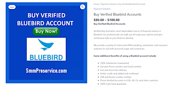 Shop To Buy Verified Bluebird Accounts