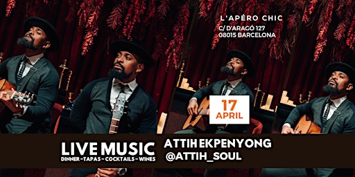 Immagine principale di Barcelona Live Music - Attih Soul @attih_soul 