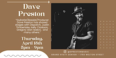 Live Music at Fireside | The Bar- featuring Dave Preston primary image
