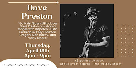 Live Music at Fireside | The Bar- featuring Dave Preston