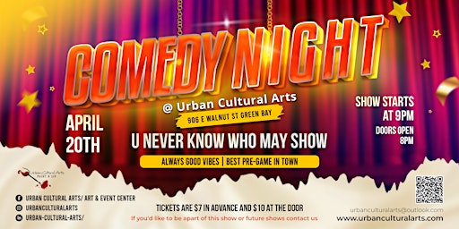 Immagine principale di Urban Cultural Arts Comedy Night 