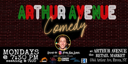 Arthur Avenue Comedy - Fordham Stand-Up Monday Nights in The Bronx  primärbild