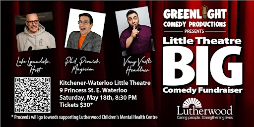 Imagem principal do evento The Little Theatre BIG Comedy Fundraiser