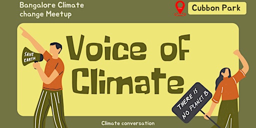 Bangalore Climate Club | Online catch up - Voice of Climate primary image