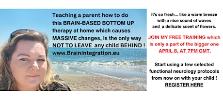 Free LIVE CHANGING parent training in regulating sensory overload in a child with special needs primary image