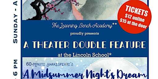 Image principale de The Learning Bench Academy - Theater Double Feature